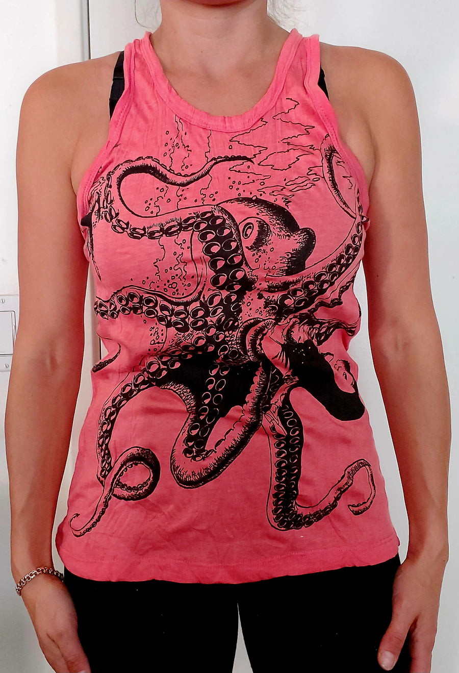 Women's Octopus Tank Top-The High Thai-The High Thai-Yoga Pants-Harem Pants-Hippie Clothing-San Diego