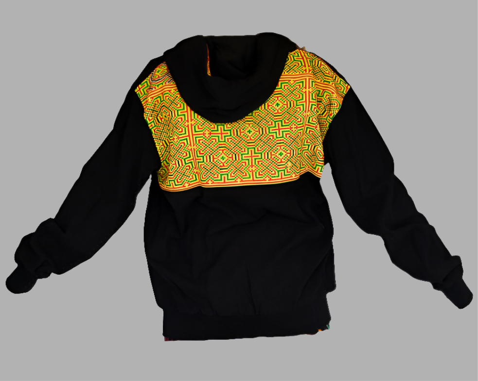 Tribal Hoody with Hmong Fabric Back-The High Thai-The High Thai-Yoga Pants-Harem Pants-Hippie Clothing-San Diego