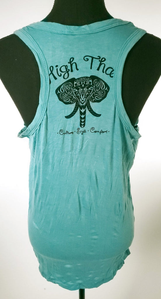 Women's Happy Buddha Tank-The High Thai-The High Thai-Yoga Pants-Harem Pants-Hippie Clothing-San Diego