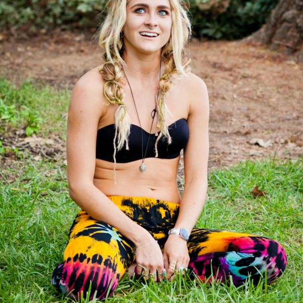 Ensemble 2 Pièces (tunique Et Legging) TYE DYE 2 DYE 4 - Taille XL - Noir Avec Motif Tie-dye Cœur - Occasion