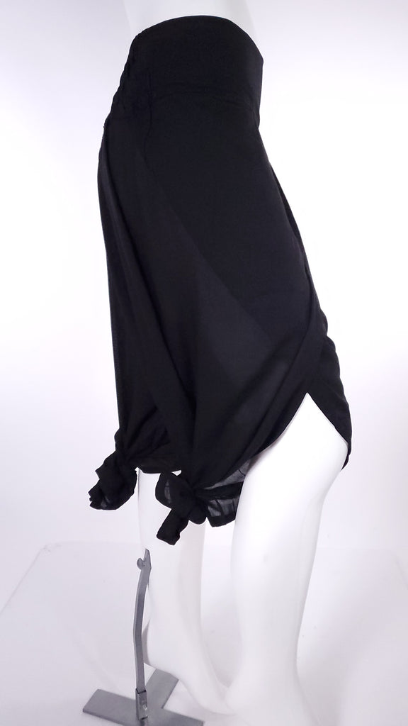 Solid Black Open Leg Pants-The High Thai-The High Thai-Yoga Pants-Harem Pants-Hippie Clothing-San Diego