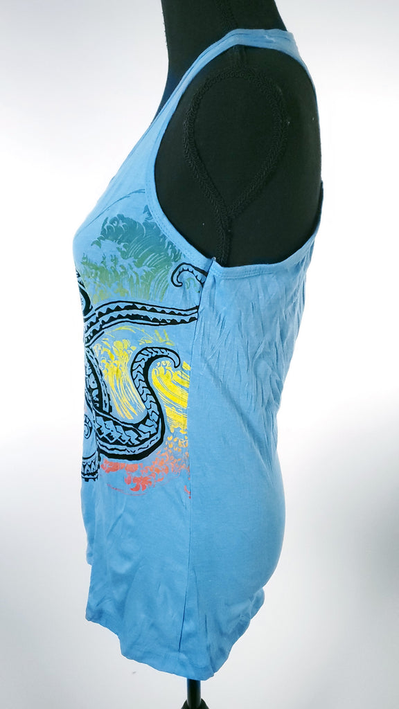 Women's Multicolored Octopus Tank Top-The High Thai-The High Thai-Yoga Pants-Harem Pants-Hippie Clothing-San Diego
