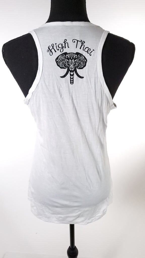 Women's Multicolored Feather Tank-The High Thai-The High Thai-Yoga Pants-Harem Pants-Hippie Clothing-San Diego