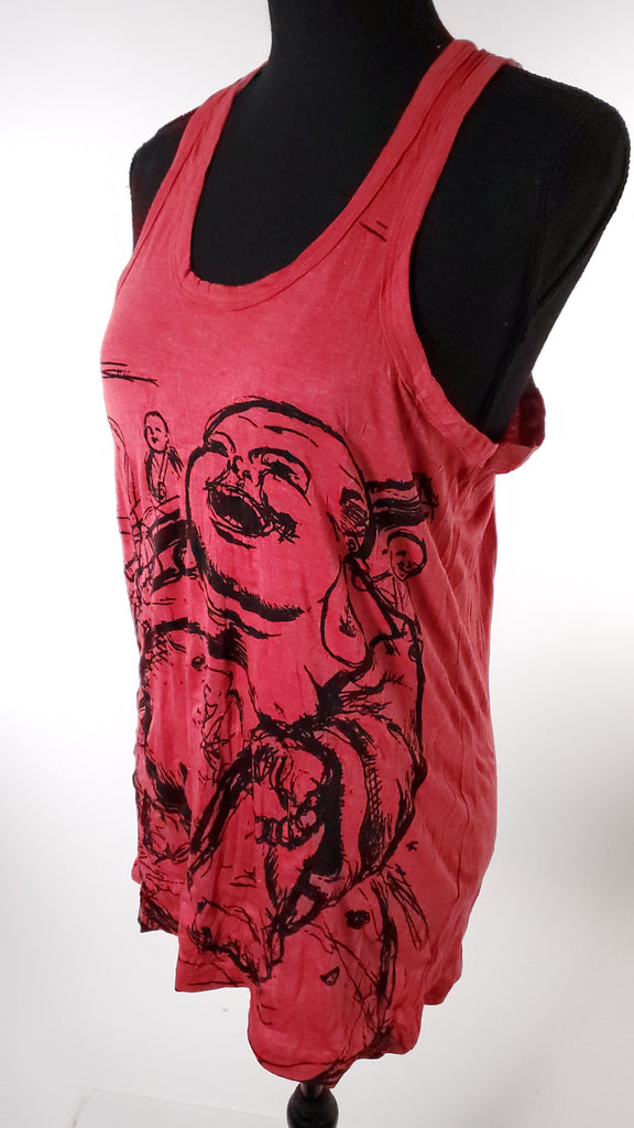 Women's Happy Buddha Tank-The High Thai-The High Thai-Yoga Pants-Harem Pants-Hippie Clothing-San Diego