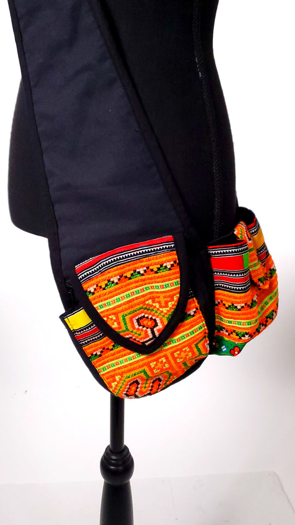 Tribal Shoulder Throw / Holster Vest-The High Thai-The High Thai-Yoga Pants-Harem Pants-Hippie Clothing-San Diego