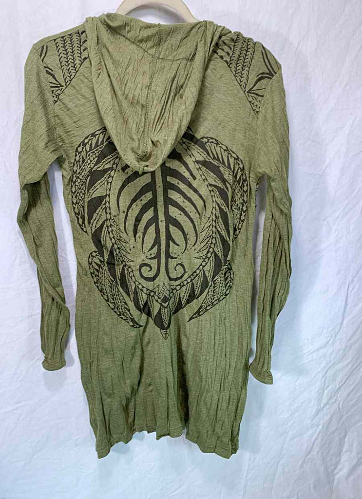 Women's Turtle Hoodie Dress-The High Thai-The High Thai-Yoga Pants-Harem Pants-Hippie Clothing-San Diego