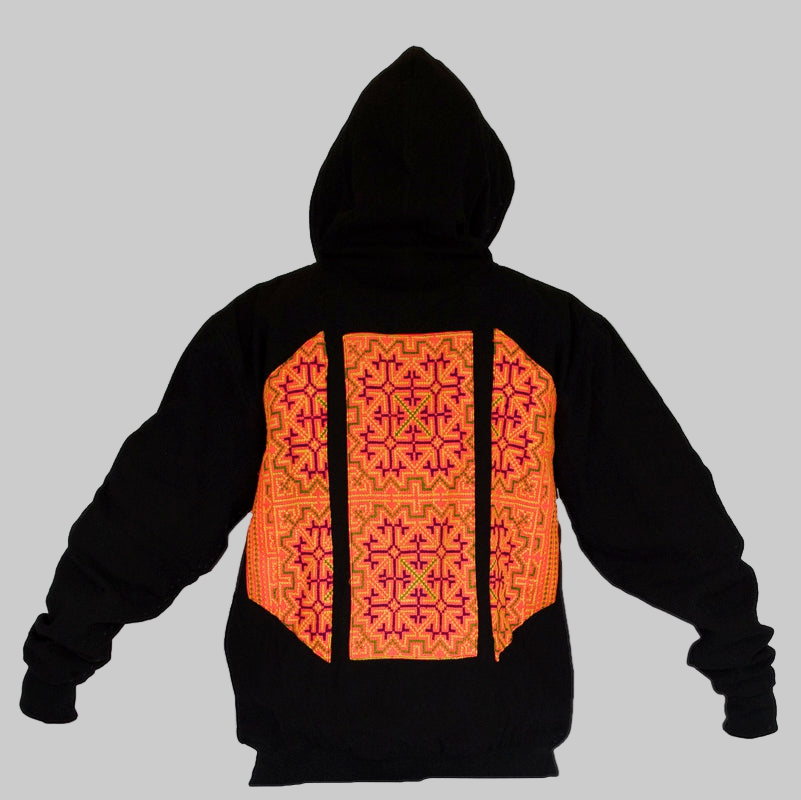 Reversible "Black Hmong" Tribal Hoodie -Limited Edition-