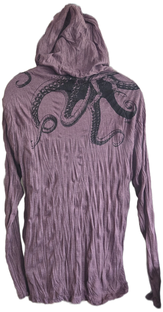 Men's Octopus Hoodie-The High Thai-The High Thai-Yoga Pants-Harem Pants-Hippie Clothing-San Diego