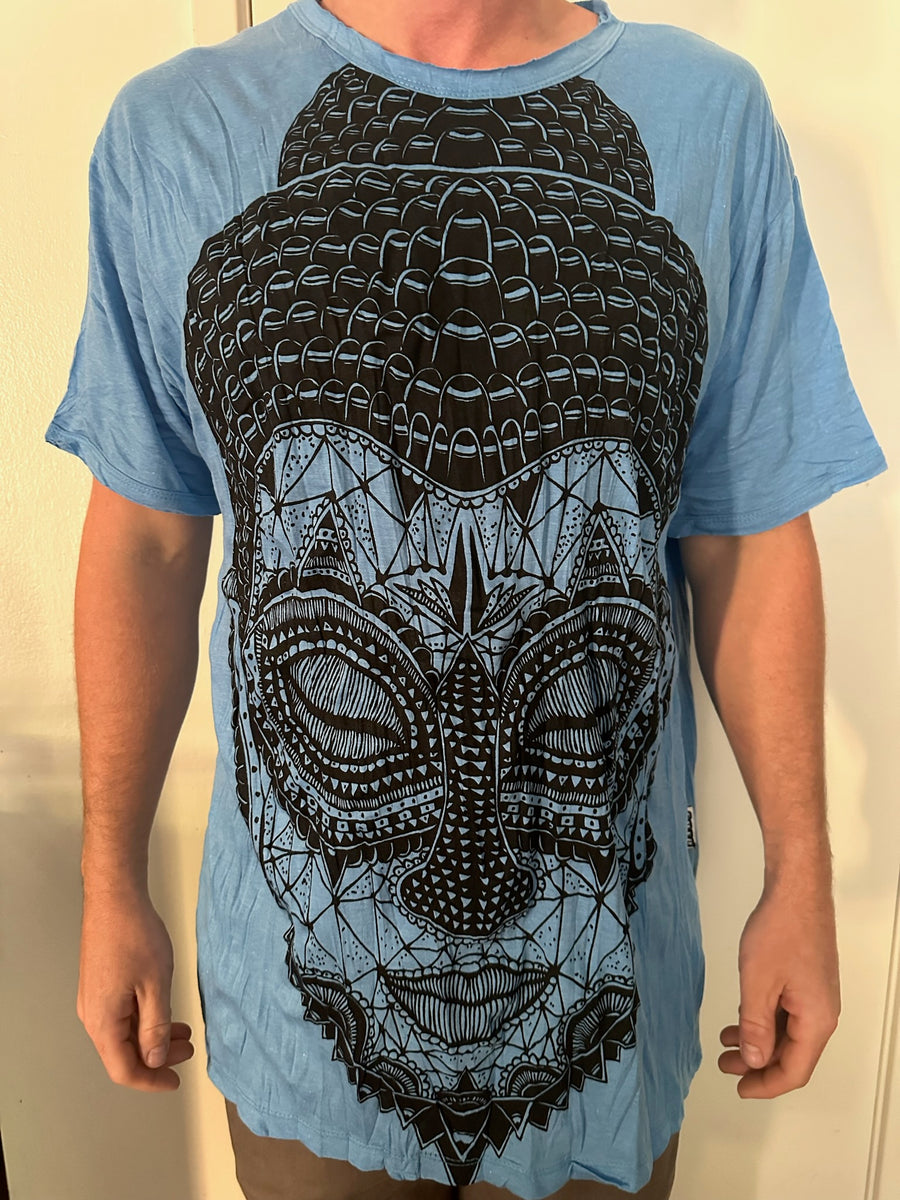 Men's Printed Goddess T-Shirt-The High Thai-The High Thai-Yoga Pants-Harem Pants-Hippie Clothing-San Diego