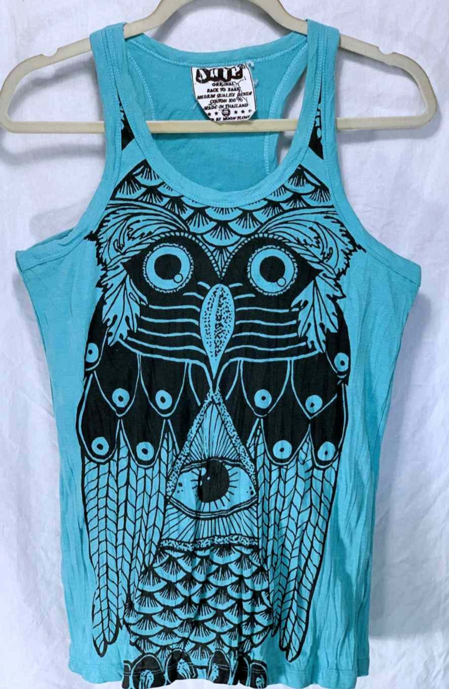 Women's Owl Tank Top-The High Thai-The High Thai-Yoga Pants-Harem Pants-Hippie Clothing-San Diego