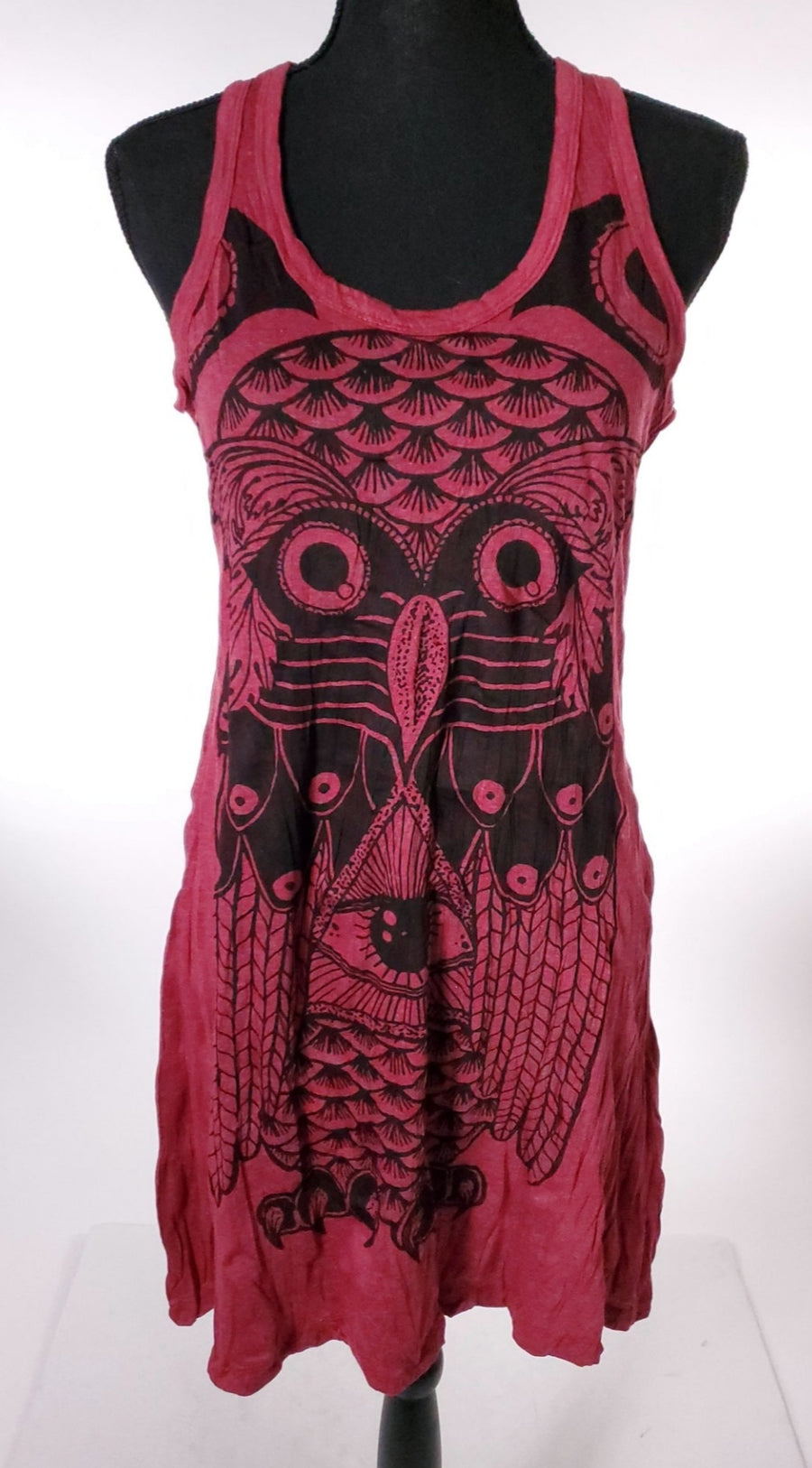 Women's Owl Tank Dress-The High Thai-The High Thai-Yoga Pants-Harem Pants-Hippie Clothing-San Diego