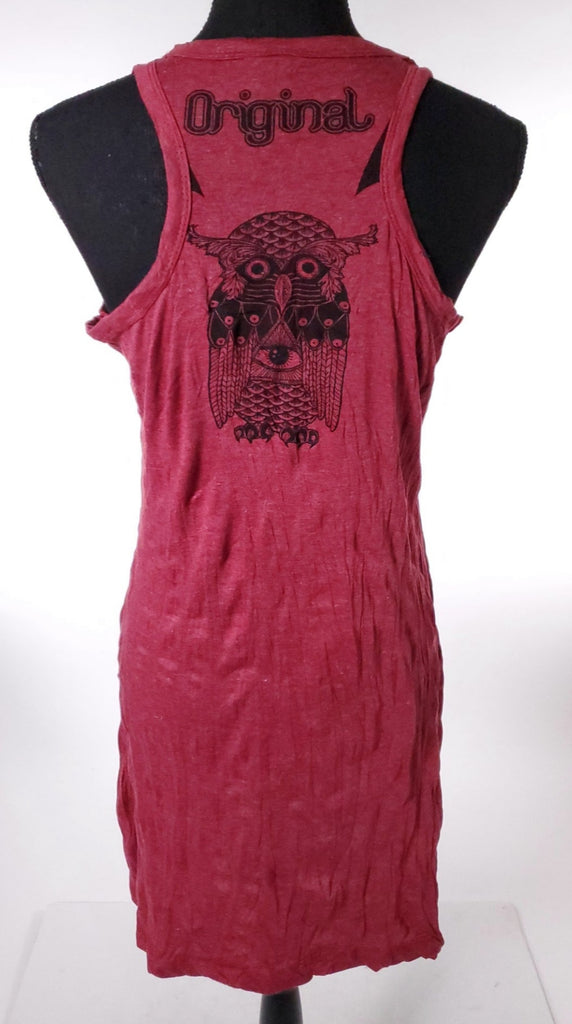 Women's Owl Tank Dress-The High Thai-The High Thai-Yoga Pants-Harem Pants-Hippie Clothing-San Diego