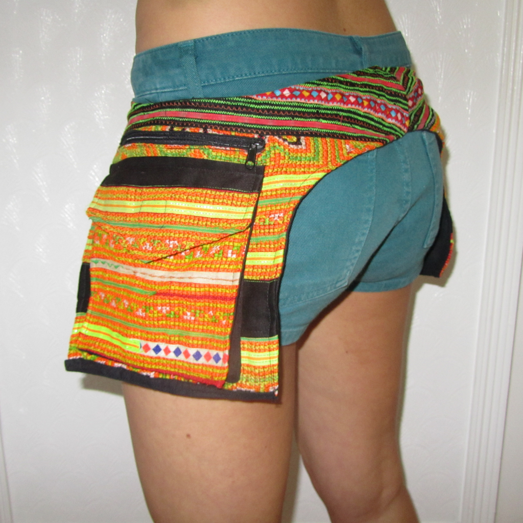 Tribal Hip Belt Pocket Bag-The High Thai-The High Thai-Yoga Pants-Harem Pants-Hippie Clothing-San Diego