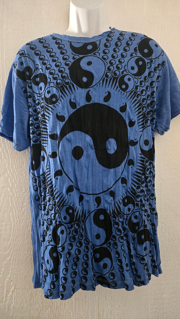 Men's Printed Yin and Yang T-Shirt-The High Thai-The High Thai-Yoga Pants-Harem Pants-Hippie Clothing-San Diego