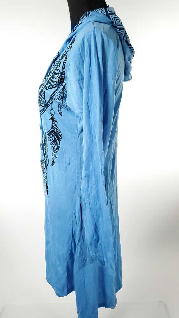 Women's Large Hoody Dress-The High Thai-The High Thai-Yoga Pants-Harem Pants-Hippie Clothing-San Diego
