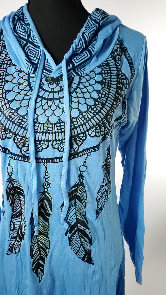 Women's Large Hoody Dress-The High Thai-The High Thai-Yoga Pants-Harem Pants-Hippie Clothing-San Diego