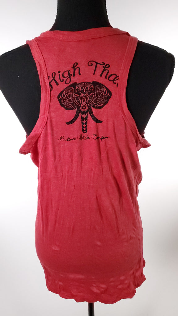 Women's Happy Buddha Tank-The High Thai-The High Thai-Yoga Pants-Harem Pants-Hippie Clothing-San Diego