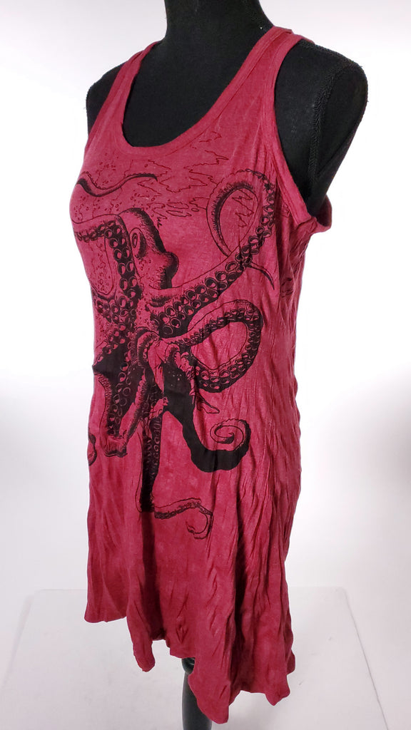 Women's Octopus Tank Dress-The High Thai-The High Thai-Yoga Pants-Harem Pants-Hippie Clothing-San Diego