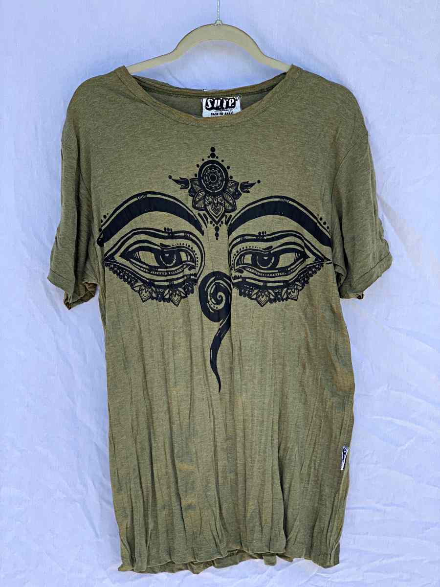Men's Medium Printed T-Shirt-The High Thai-The High Thai-Yoga Pants-Harem Pants-Hippie Clothing-San Diego