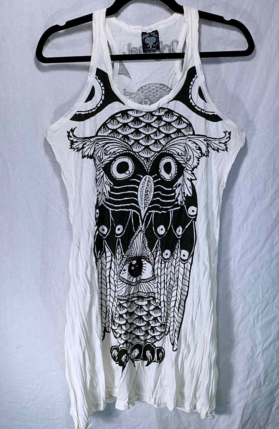 Women's Owl Tank Dress-The High Thai-The High Thai-Yoga Pants-Harem Pants-Hippie Clothing-San Diego