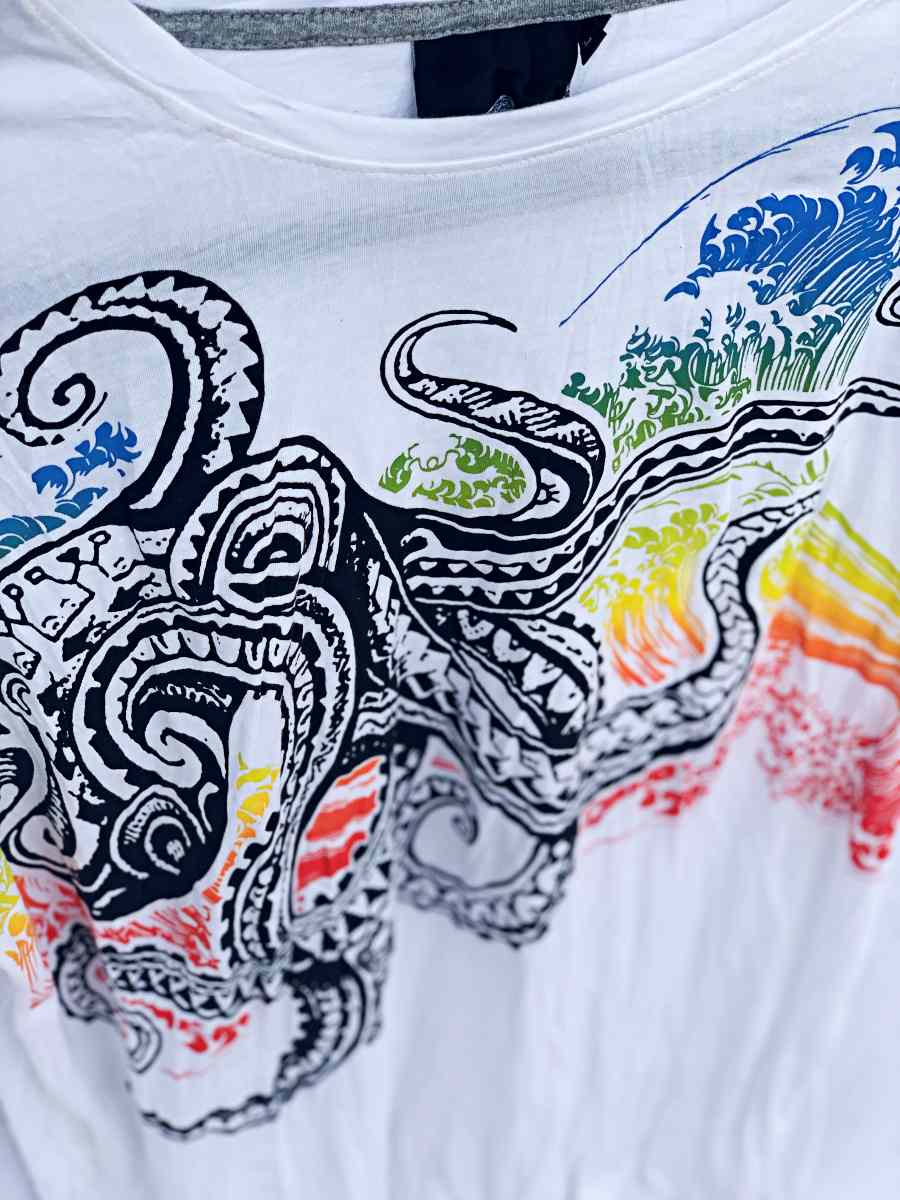 Men's Large Printed T-Shirt-The High Thai-The High Thai-Yoga Pants-Harem Pants-Hippie Clothing-San Diego
