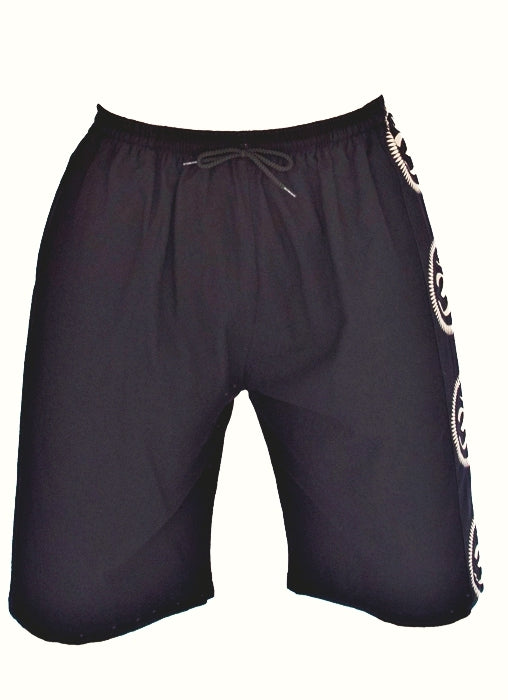 Om Lounge Shorts in Black-The High Thai-The High Thai-Yoga Pants-Harem Pants-Hippie Clothing-San Diego