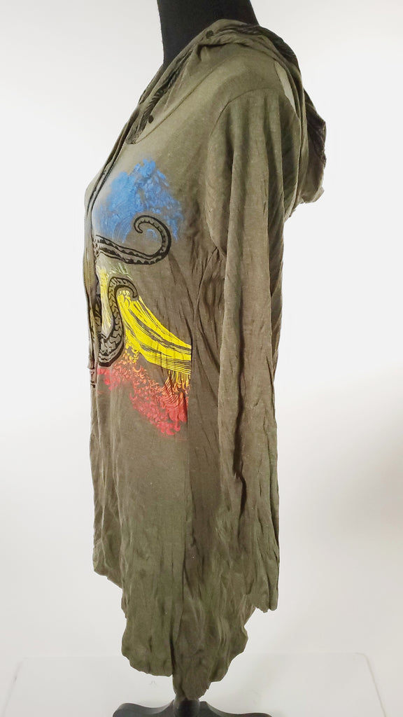 Women's Small Hoody Dress-The High Thai-The High Thai-Yoga Pants-Harem Pants-Hippie Clothing-San Diego