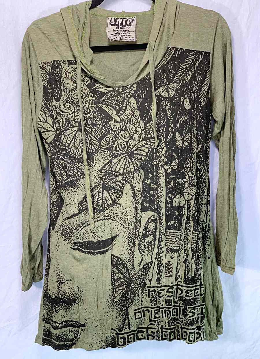 Women's Small Hoody Dress-The High Thai-The High Thai-Yoga Pants-Harem Pants-Hippie Clothing-San Diego