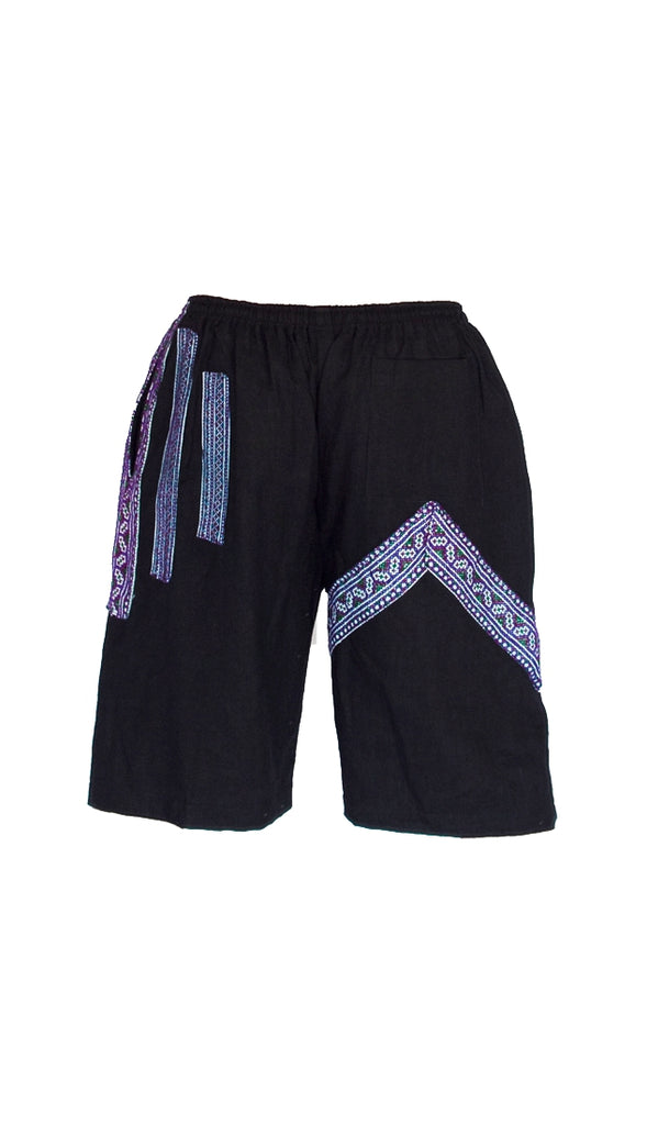 Tribal Sacred Line Hemp Shorts-The High Thai-The High Thai-Yoga Pants-Harem Pants-Hippie Clothing-San Diego