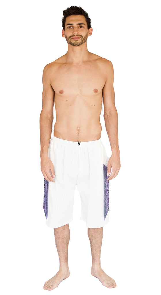 Tribal Symmetry Hemp Shorts-The High Thai-The High Thai-Yoga Pants-Harem Pants-Hippie Clothing-San Diego